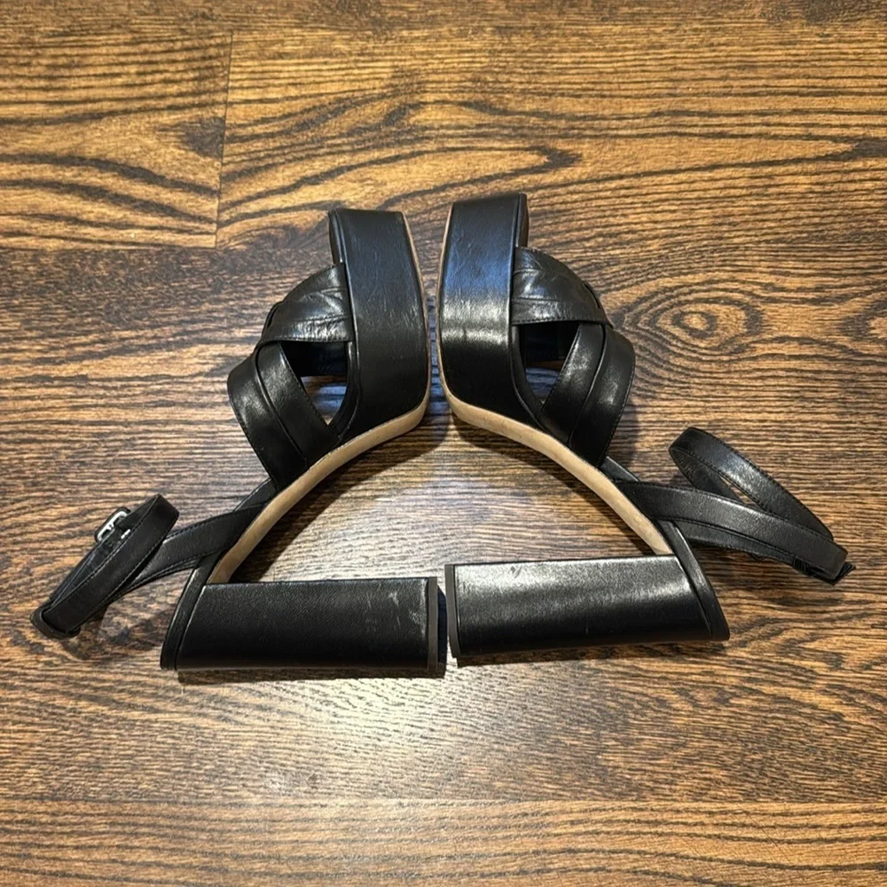 Giuseppe Zanotti Black Platform Sandals 40